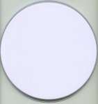 Solid White Round Metal Stovel Burner Covers