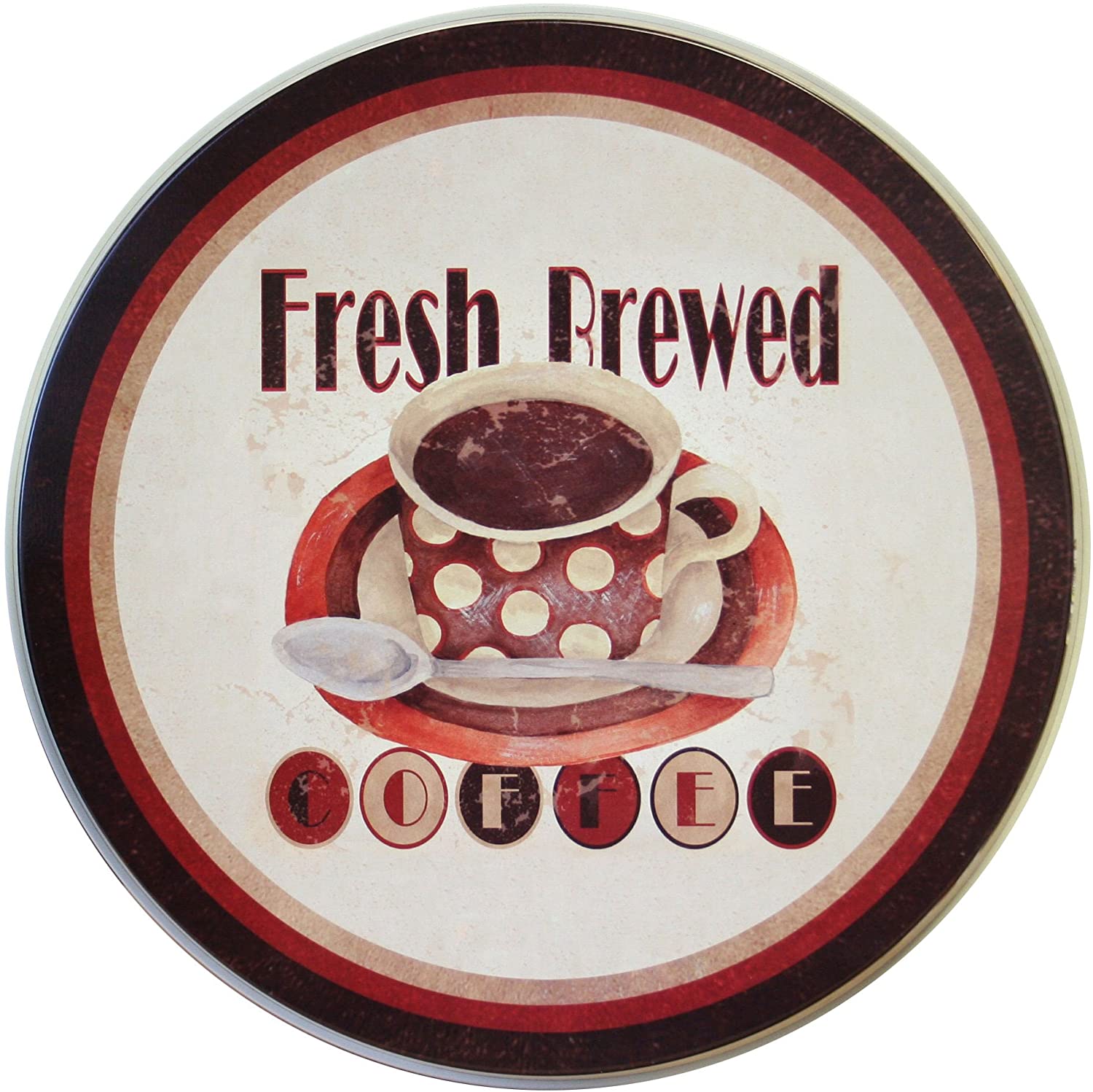 Coffee Themed Metal Stove Burner Covers Coffee Themed Metal Stove Burner Covers
