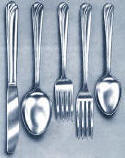 Rainbow Stainless Steel Flatware Service for 12