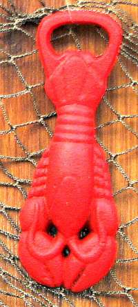Lobster Bottle Opener Red