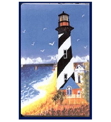 A Nautical Lighthouse Rectangular gas/elec Metal Burner Covers A Nautical Lighthouse Rectangular gas/elec Metal Burner Covers