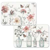 ! A Country Weekend Vinyl Plastic Placemats