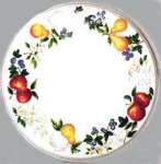 Round Metal Burner Covers Chutney-Fruit on White Round Metal Burner Covers Chutney-Fruit on White
