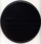 * Round Solid Black Metal Stove Burner Covers