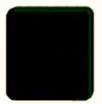 Square Gas Solid Black Metal Stove Burner Covers