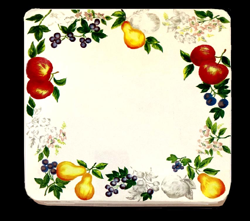 ! Fruit Chutney Square Gas Metal Stove Burner Covers ! Fruit Chutney Square Gas Metal Stove Burner Covers