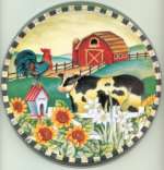 Cow Barn Round Metal Farmhouse Burner Covers Cow Barn Round Metal Farmhouse Burner Covers