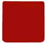~ Country Red Solid - Square Gas Metal Burner Covers ~ Country Red Solid - Square Gas Metal Burner Covers