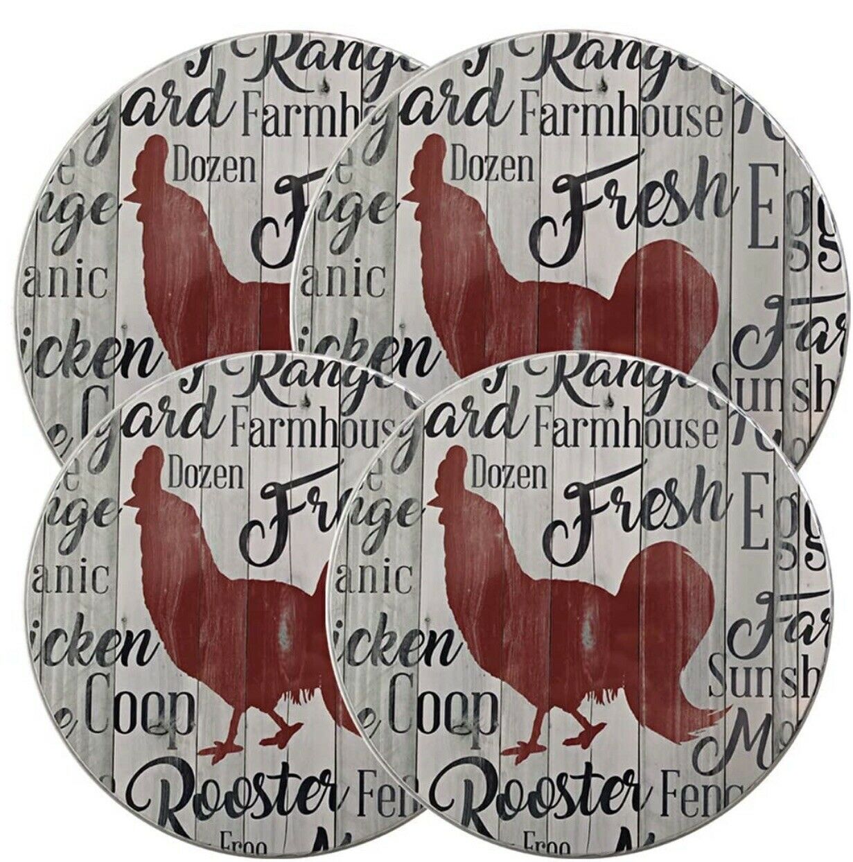 ~Country Farmhouse - Round Stove Burner Covers ~Country Farmhouse - Round Stove Burner Covers