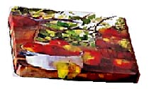 ~ Apple Baskets Square Gas gas Metal Burner Covers ~ Apple Baskets Square Gas gas Metal Burner Covers