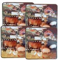 Barnyard Farm Decor Square Gas Stove Burner Covers Barnyard Farm Decor Square Gas Stove Burner Covers