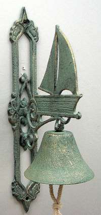 Cast Iron Sailboat Bell Cast Iron Sailboat Bell