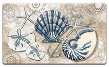 Anti Fatigue Beach Coastal Kitchen Floor Mat Tide Pool Shells Anti Fatigue Beach Coastal Kitchen Floor Mat Tide Pool Shells