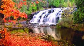 Moving Picture Autum Waterfall -SML