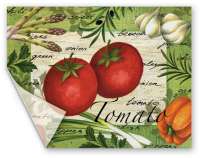 *CLEARANCE FLEXIBLE CUTTING MAT or Plastic Placemat Tomato Salad *CLEARANCE FLEXIBLE CUTTING MAT or Plastic Placemat Tomato Salad