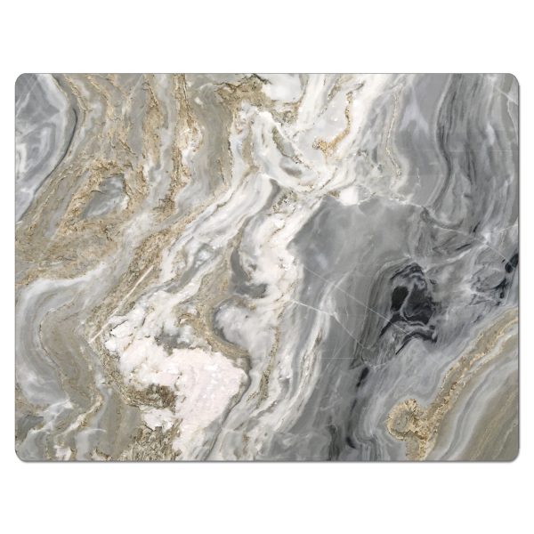 ! - A Quartz Marble-Granite Look Heavy Duty Plastic Placemat