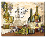 * A Glass Cuttingboard Trivet Wine Reserve Vintage * A Glass Cuttingboard Trivet Wine Reserve Vintage