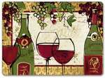 4 Cork Back Hardboard Grape-Placemats Wine Not 4 Cork Back Hardboard Grape-Placemats Wine Not