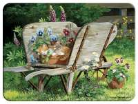 Glass Cuttingboard Trivet Garden Bench Cat nap Glass Cuttingboard Trivet Garden Bench Cat nap