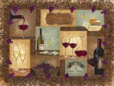 A Wine Cellar Wine Grape Glass Cuttingboard Trivet A Wine Cellar Wine Grape Glass Cuttingboard Trivet