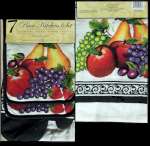 7-pc Apple, Grape, Pear - Fruit Kitchen Towel Mitt 7-pc Apple, Grape, Pear - Fruit Kitchen Towel Mitt