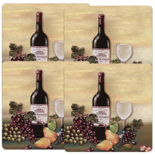 ! Square Gas Wine and Grapevine Bottle-Grape Stove Burner Covers