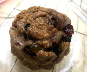 Cinnamon Raisin buns from Gluten-free challah batter 