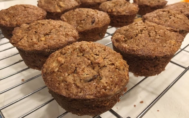 Gluten-Free Apple Oat-Bran Muffins