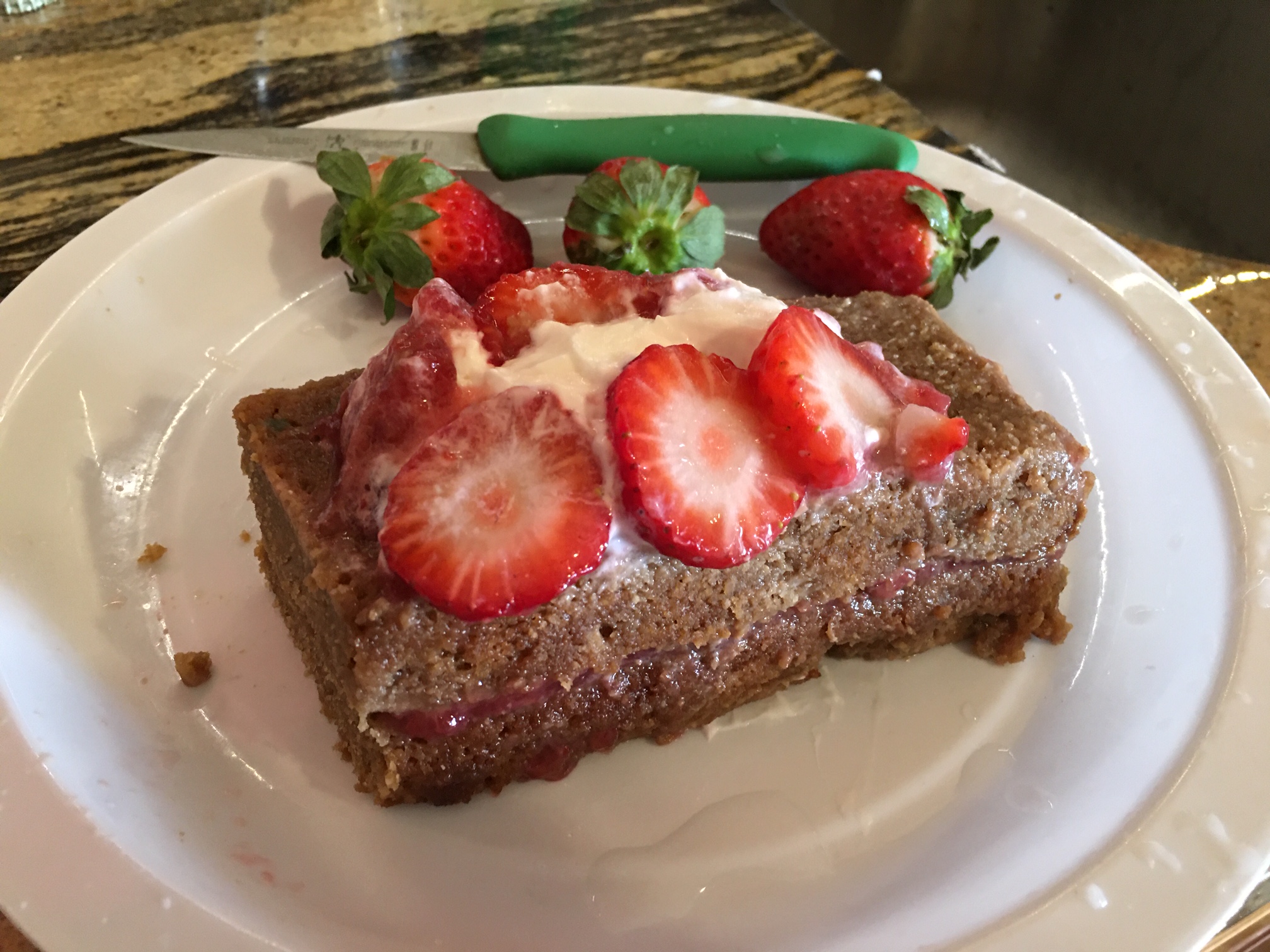 2-Layer Vegan Almond Tea Cake (Passover)