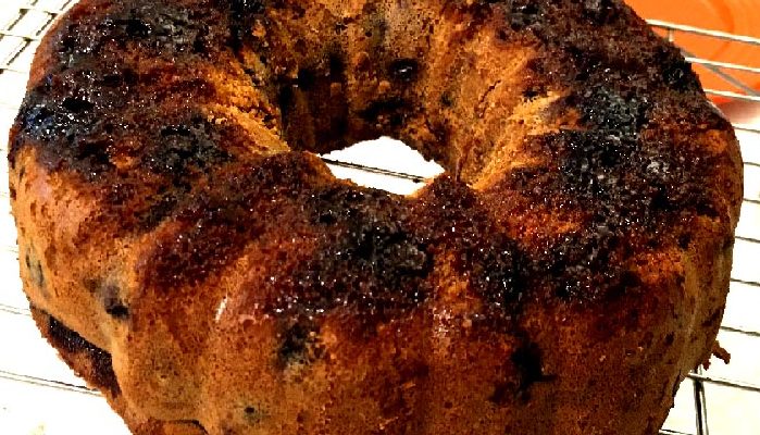 Gluten-Free Blueberry-Loaded Coffeecake