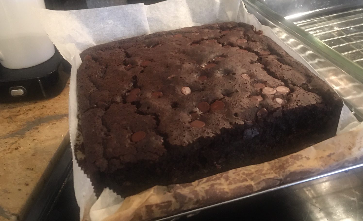 Vegan Chocolate Brownie Snack Cake