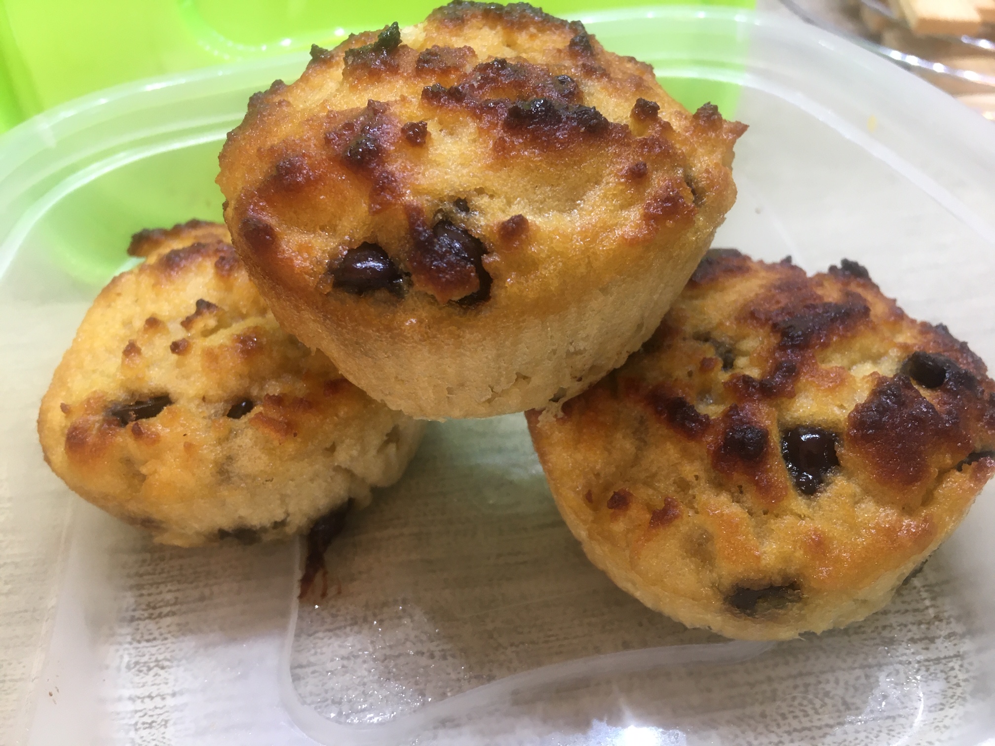 Oil-Free, Sugar-Free Almond Flour Muffins.